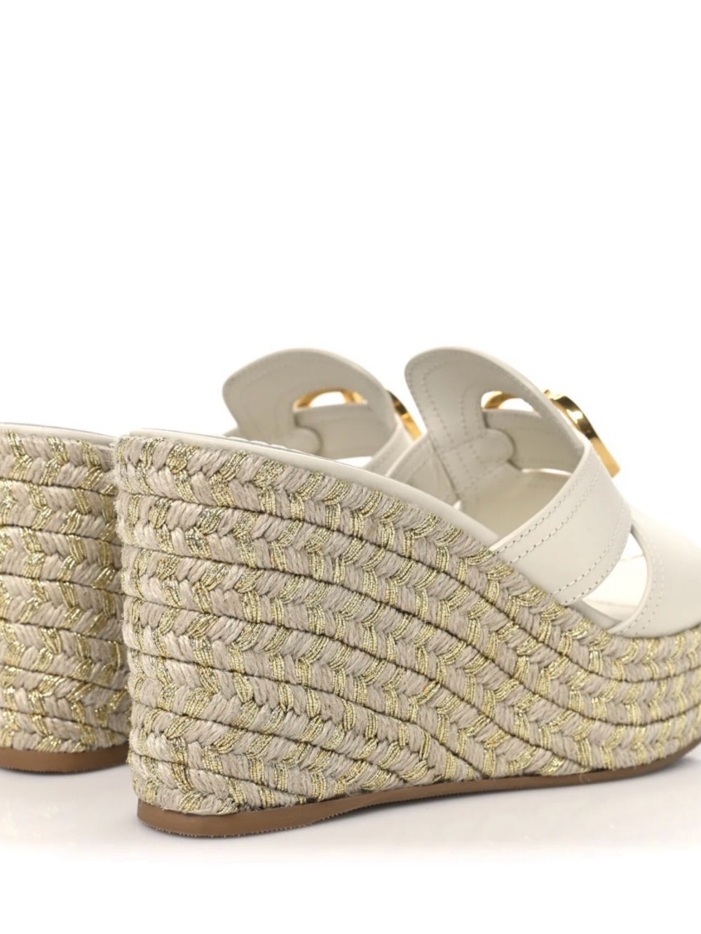 Christian Dior 30 Montage Wedge Off-White NIB sz 41.5 - Picture 5 of 6